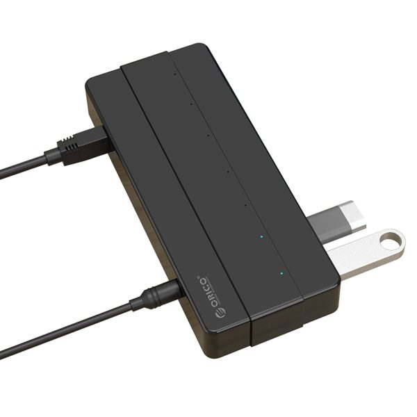 Sadalītājs H7928-U3-V1 7x USB-A - melns