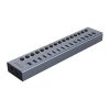BT2U3-16AB centrmezgls ar 16x USB-A slēdžiem - pelēks