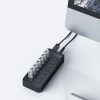 CT2U3-13AB centrmezgls ar 13x USB-A slēdžiem - melns