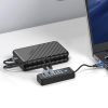 PWC2U-C3 USB-C - USB-A USB-C sadalītāja centrmezgls - melns