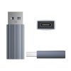 AH-AC10 adapteris USB-C uz USB-A — pelēks