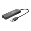 Hub FL01 dokstacijas sadalītājs USB-A uz 4x USB-A - melns