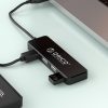 Hub FL01 dokstacijas sadalītājs USB-A uz 4x USB-A - melns
