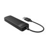Hub FL02 dokstacijas sadalītājs USB-A uz 4x USB-A - melns