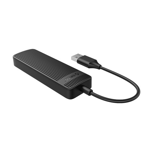 Hub FL02 dokstacijas sadalītājs USB-A uz 4x USB-A - melns