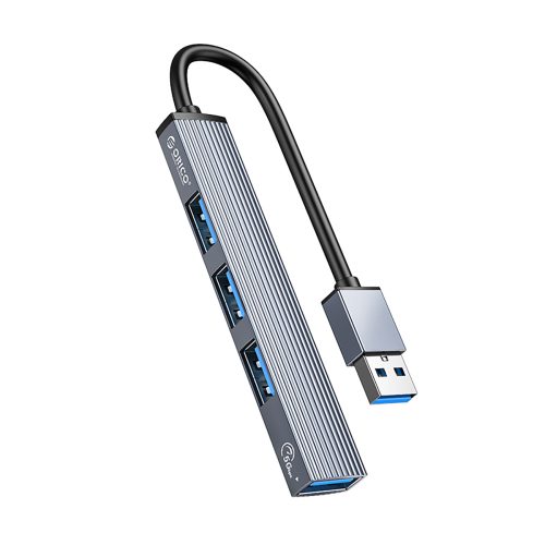 Hub AH-A13 dokstacija USB-A sadalītājs - pelēks