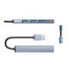 Hub AH-A13 dokstacija USB-A sadalītājs - pelēks
