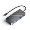 OM28PR-G2 centrmezgla dokstacija ar M.2 diska slotu USB-C - USB-A USB-C HDMI Ethernet - melna