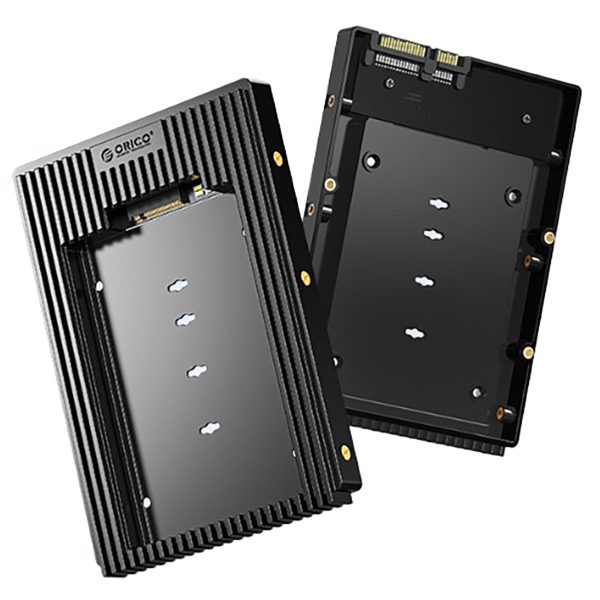 D2NS-6G adapteris M.2 NGFF uz 3,5 collu disku adapteris - melns