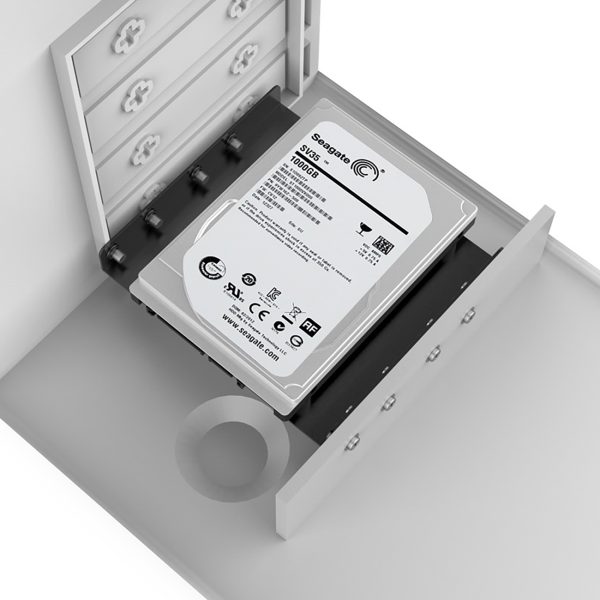 HB-325-V1 disku ragavu reducēšana no 3,5 collām uz 2,5 collām - melna