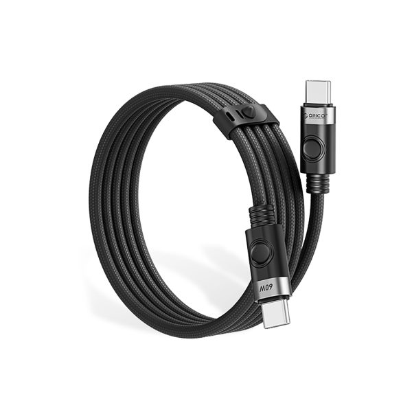 Kabelis CDX 60W 3A barošanas avots USB-C 1m - melns