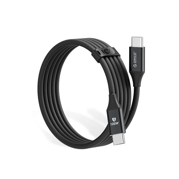 Kabelis CDX 100W 5A barošanas avots USB-C 1m - melns