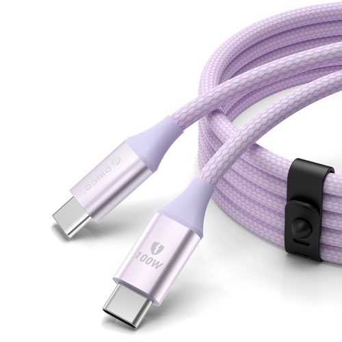 Kabelis CDX 100W 5A barošanas avots USB-C 1m - violets