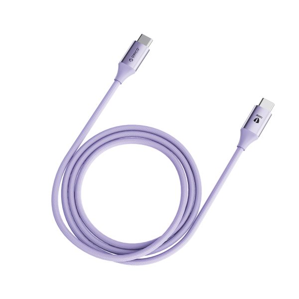 Kabelis CDX 100W 5A barošanas avots USB-C 1m - violets