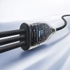 3in1 kabelis Flash Series 3 100W USB-C - 2x USB-C iPhone Lightning 1.5m - melns