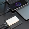 Īpaši plāns GaN 65W ceļojumu sienas lādētājs USB-A USB-C PD ES/ASV - balts