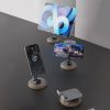 360 grādu metāla telefona statīvs - pelēks