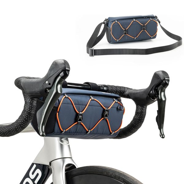 Stūres velosipēda soma 2,2 l - zila