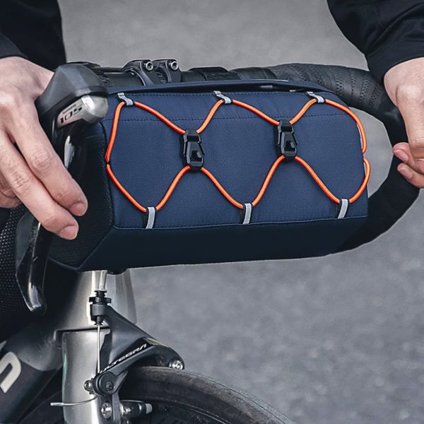 Stūres velosipēda soma 2,2 l - zila