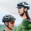 Velosipēda cepure ar vizieri - melna