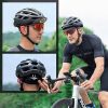 Velosipēda cepure ar vizieri - melna