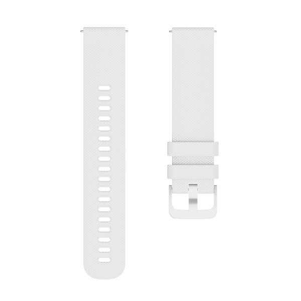Silikona siksniņa Huawei Watch GT2/GT3 42 mm viedpulkstenim - balta
