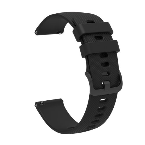 Silikona siksniņa Huawei Watch GT2/GT3 42 mm viedpulkstenim - melna