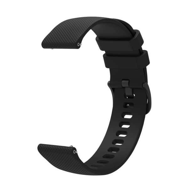 Silikona siksniņa Huawei Watch GT2/GT3 42 mm viedpulkstenim - melna