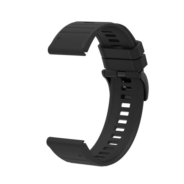 Garmin Fenix 3/5X/6X/7X Pro viedpulksteņa silikona siksniņa - melna