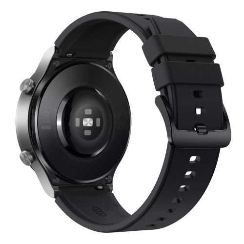 Silikona siksniņa Huawei Watch GT 2/3/4/2 Pro/3 Pro/4 Pro/GT 2e 46mm - melna
