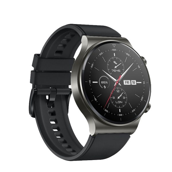 Silikona siksniņa Huawei Watch GT 2/3/4/2 Pro/3 Pro/4 Pro/GT 2e 46mm - melna
