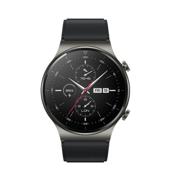 Silikona siksniņa Huawei Watch GT 2/3/4/2 Pro/3 Pro/4 Pro/GT 2e 46mm - melna