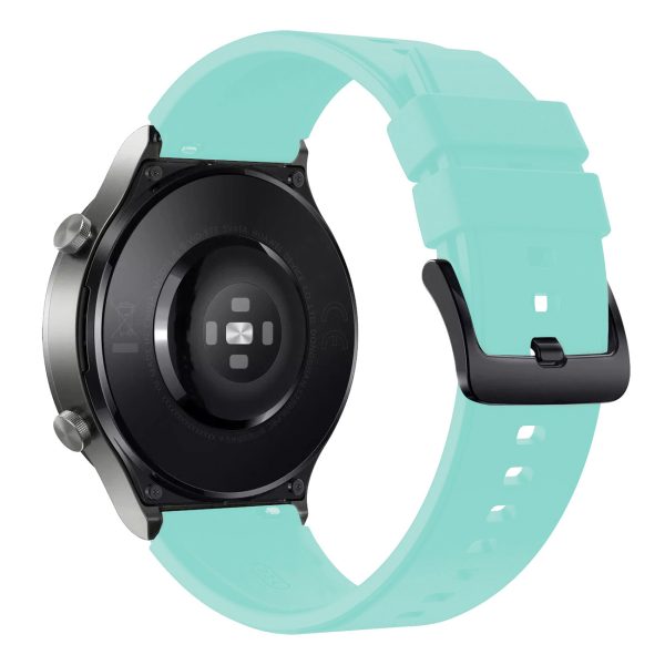 Huawei Watch GT 2/3/4/2 Pro/3 Pro/4 Pro/GT 2e silikona siksniņa 46 mm - gaiši zaļa