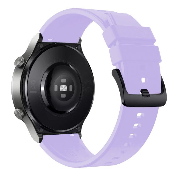 Silikona siksniņa Huawei Watch GT 2/3/4/2 Pro/3 Pro/4 Pro/GT 2e 46mm - violeta