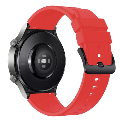 Silikona siksniņa Huawei Watch GT 2/3/4/2 Pro/3 Pro/4 Pro/GT 2e 46mm - sarkana