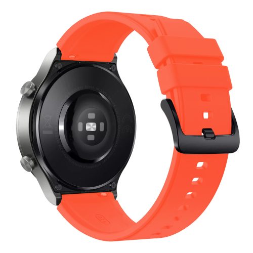 Silikona siksniņa Huawei Watch GT 2/3/4/2 Pro/3 Pro/4 Pro/GT 2e 46mm - oranža