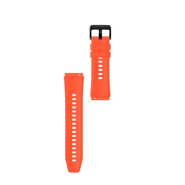Silikona siksniņa Huawei Watch GT 2/3/4/2 Pro/3 Pro/4 Pro/GT 2e 46mm - oranža
