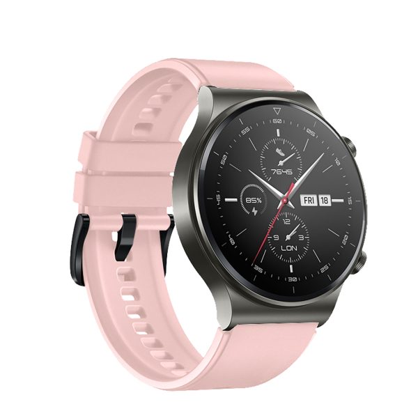 Silikona siksniņa Huawei Watch GT 2/3/4/2 Pro/3 Pro/4 Pro/GT 2e 46mm - pūderis