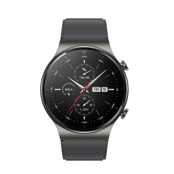 Silikona siksniņa Huawei Watch GT 2/3/4/2 Pro/3 Pro/4 Pro/GT 2e 46mm - pelēka