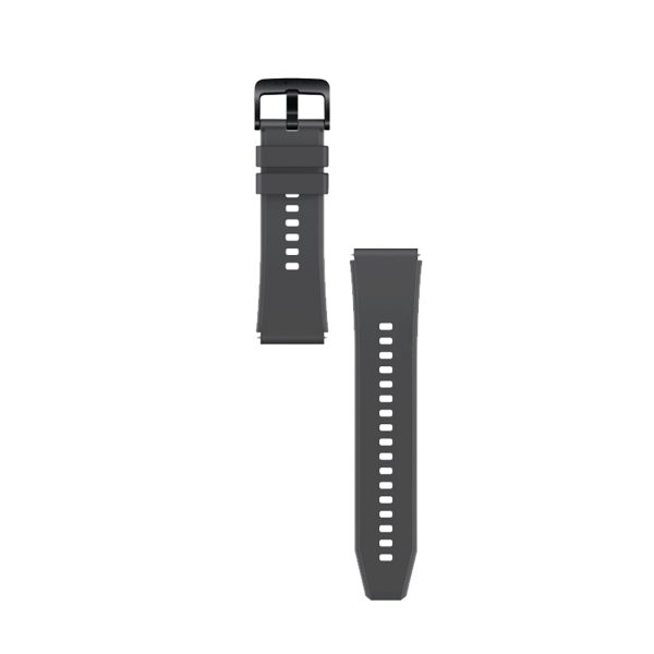 Silikona siksniņa Huawei Watch GT 2/3/4/2 Pro/3 Pro/4 Pro/GT 2e 46mm - pelēka