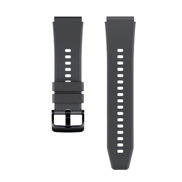 Silikona siksniņa Huawei Watch GT 2/3/4/2 Pro/3 Pro/4 Pro/GT 2e 46mm - pelēka