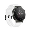 Silikona siksniņa Huawei Watch GT 2/3/4/2 Pro/3 Pro/4 Pro/GT 2e 46mm - balta