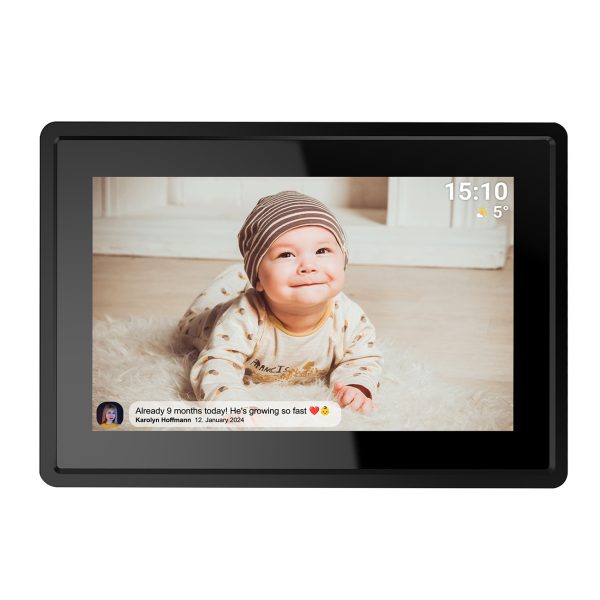 Digitālais foto rāmis PFF-1021B 10.1'' 16GB Wi-Fi microSD - melns