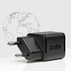 Power Delivery GaN USB-C 20W sienas lādētājs - melns