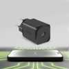 Power Delivery GaN USB-C 45W sienas lādētājs - melns