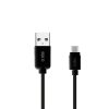 Kabelis USB-A - USB-C 1m - melns