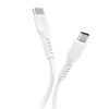 Kabelis USB-C PD 25W 1m - balts