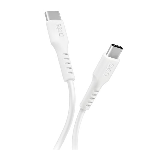 Kabelis USB-C PD 25W 1m - balts