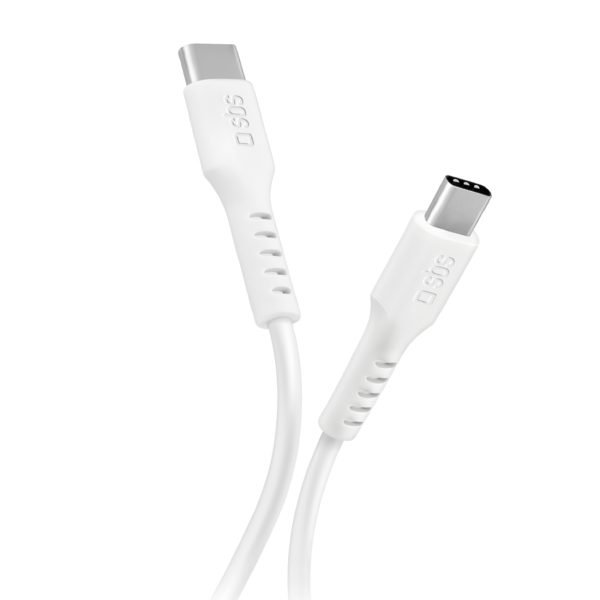 Kabelis USB-C PD 25W 1m - balts