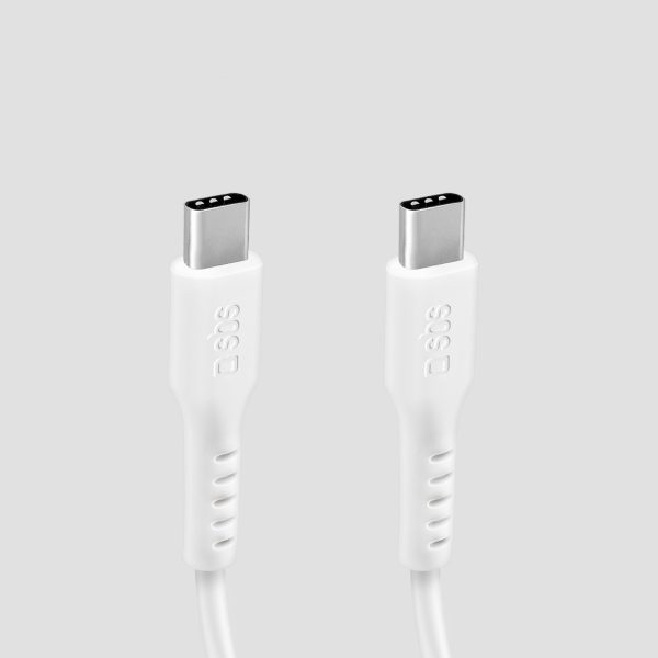 Kabelis USB-C PD 25W 1m - balts